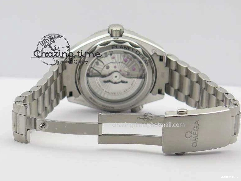 0404 Trendy 2016 Planet Ocean 43.5mm SS V6F Best Edition Black Dial On SS Bracelet A 8210